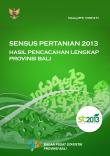 Agricultural Census 2013 Complete Enumeration Results Of Bali Province